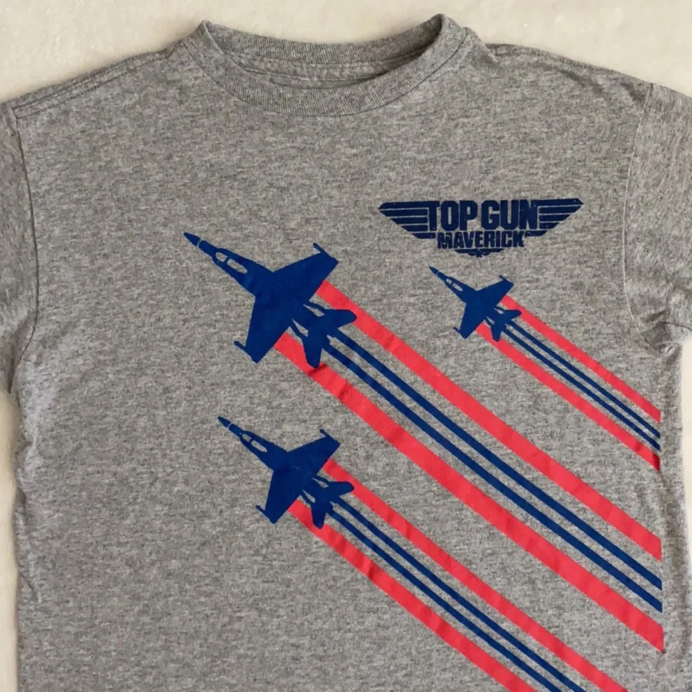 Top Gun Maverick | Military Fighter Jets USA Patriotic Graphic T-Shirt (L 10/12) - Picture 4 of 14